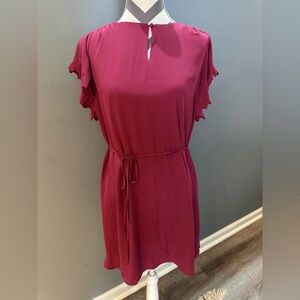 LOFT Burgundy Dress
